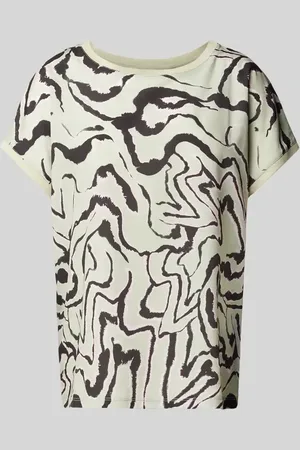 B YOUNG T-Shirt aus Viskose-Mix mit Rundhalsausschnitt Modell 