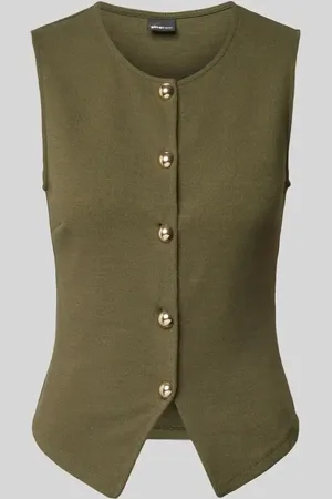 Gina Tricot Weste mit Knopfleiste in , Größe XS