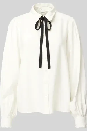 B YOUNG Regular Fit Bluse mit Ballonärmeln Modell 
