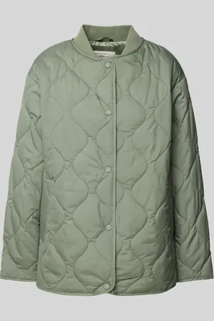 QS by s.Oliver Relaxed Fit Steppjacke mit Druckknopfverschluss in , Größe 34