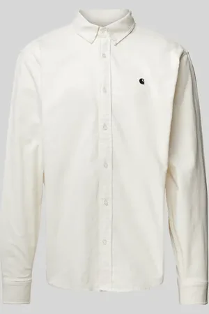 Carhartt Regular Fit Cordhemd mit Logo-Stitching Modell 