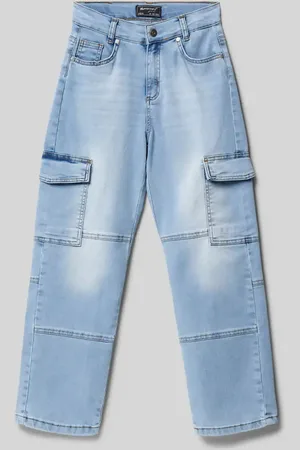 Blue Effect Regular Fit Jeans mit Cargotaschen in , Größe 146