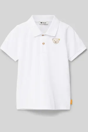 Steiff Regular Fit Poloshirt mit Logo-Badge in , Größe 104