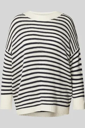 0039 Italy Oversized Strickpullover mit Rundhalsausschnitt Modell 