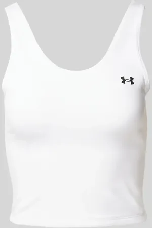 Under Armour Cropped Tanktop mit U-Boot-Ausschnitt in , Größe L
