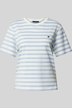 Max Mara T-Shirt mit Label-Stitching Modell 