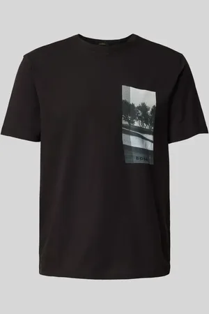 HUGO BOSS T-Shirt mit Motiv-Print in , Größe L