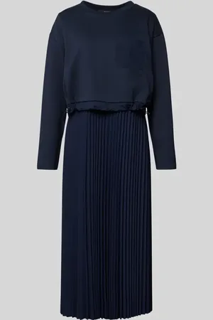 Max Mara Midikleid mit Plisseefalten Modell 