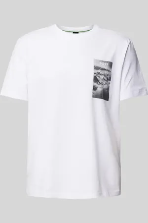 HUGO BOSS T-Shirt mit Motiv-Print in , Größe L