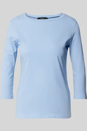Max Mara Shaped Fit Longsleeve mit Baumwoll-Anteil Modell 