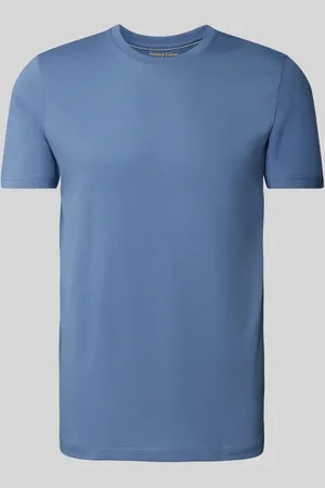 Christian Berg T-Shirt mit geripptem Rundhalsausschnitt in , Größe S
