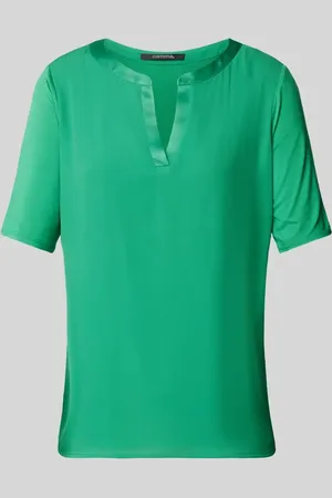 Comma, T-Shirt mit V-Ausschnitt in , Größe 34