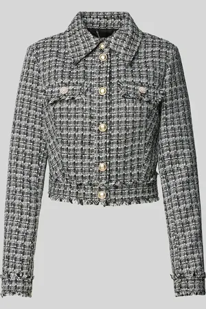 Guess Cropped Blazer mit Umlegekragen Modell 
