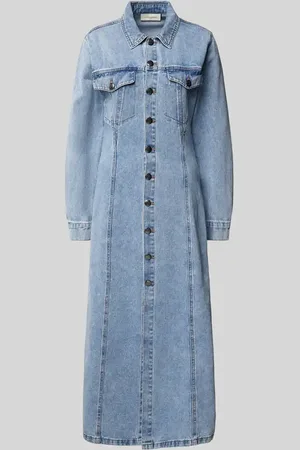 Copenhagen Muse Jeanskleid mit Brusttaschen in , Größe M