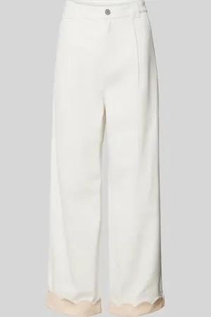 Stella Nova Wide Leg Jeans mit Bundfalten in , Größe 36