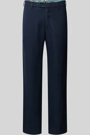 mmx Regular Fit Leinenhose mit Gürtelschlaufen Modell 