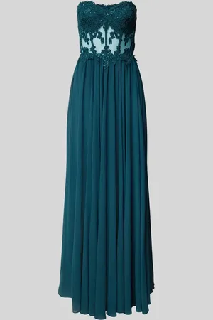 Mascara Abendkleid mit Strasssteinbesatz in , Größe 32