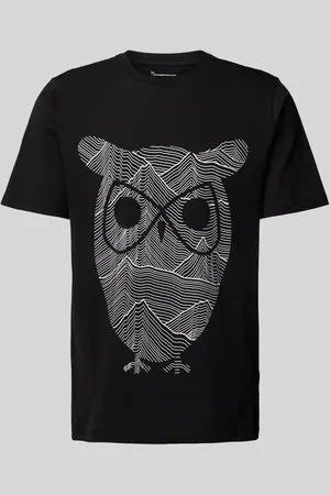 Knowledge Cotton Apparal T-Shirt mit Motiv-Print in , Größe L