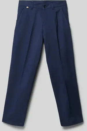 HUGO BOSS Slim Fit Chino mit Bundfalten in , Größe 164