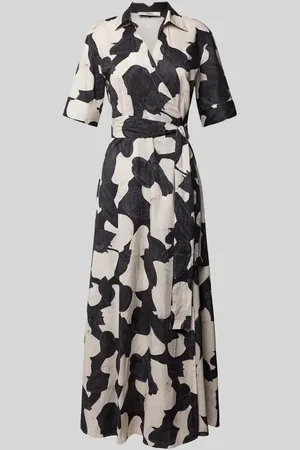 0039 Italy Maxikleid in Wickel-Optik Modell 