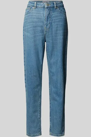 Review Mom Jeans aus festem Baumwollgewebe in , Größe 25/30