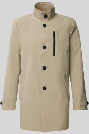QS by s.Oliver Regular Fit Mantel mit wasserabweisender Funktion und Stehkragen in , Größe 50