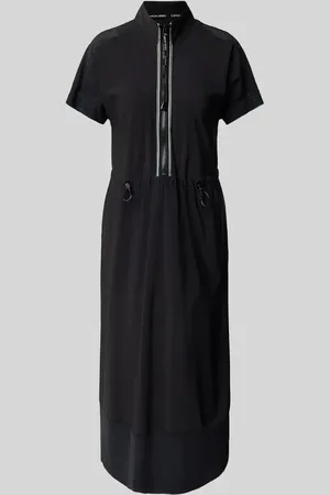 Marc Cain Midikleid mit Stehkragen in , Größe 36