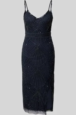 Lace & Beads Cocktailkleid mit Herz-Ausschnitt in , Größe L