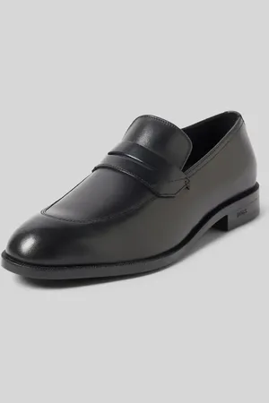 HUGO BOSS Lederloafers mit Label-Details Modell 