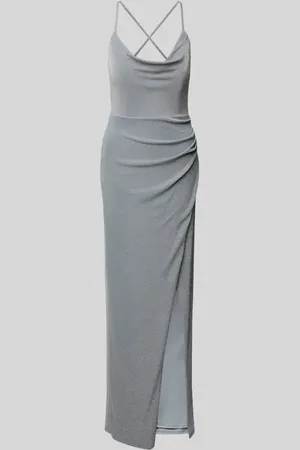 V.M. Abendkleid mit seitlicher Raffung in , Größe 32