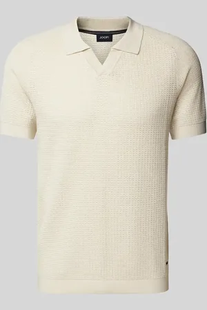 JOOP! Regular Fit Poloshirt mit V-Ausschnitt in , Größe L