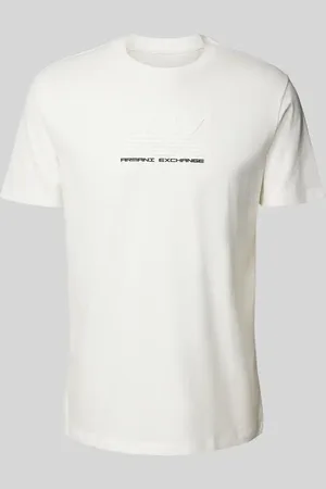 Armani Exchange T-Shirt mit Label-Print in , Größe L