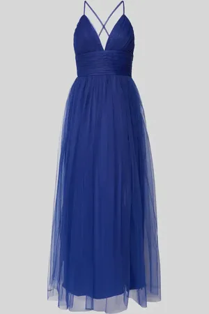 Lace & Beads Abendkleid mit tiefem V-Ausschnitt in , Größe L