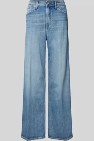QS by s.Oliver Regular Fit Wide Leg Jeans aus Baumwoll-Mix Modell 