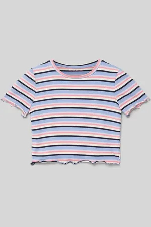 TOM TAILOR Regular Fit T-Shirt mit Effekt Garn in , Größe 104