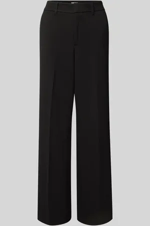 QS by s.Oliver Loose Fit Weite Hose mit Viskose-Anteil in Piqué-Qualität in , Größe 40