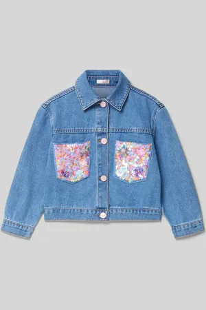 Billieblush Jeansjacke mit Paillettenbesatz in , Größe 104
