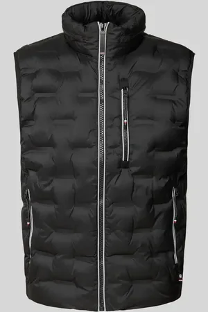 TOM TAILOR Regular Fit Steppweste mit Kapuzenstaufach im Kragen in , Größe M