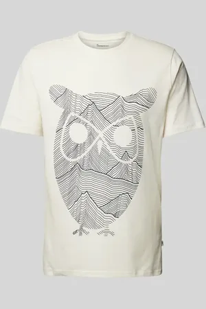 Knowledge Cotton Apparal T-Shirt mit Motiv-Print in , Größe L