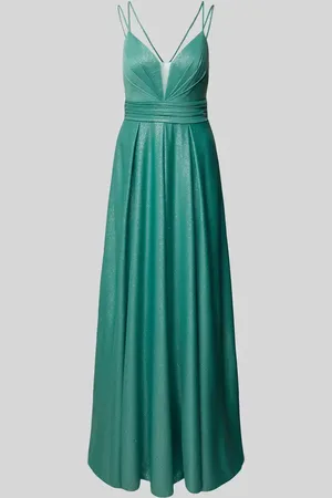 Jake*s Abendkleid mit tiefem V-Ausschnitt in , Größe 32