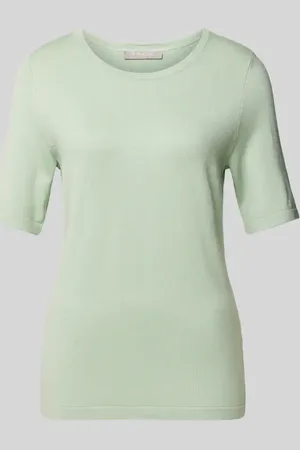 Christian Berg T-Shirt in Ripp-Optik in , Größe 34