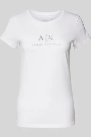 Armani Exchange T-Shirt mit Label-Print in , Größe L