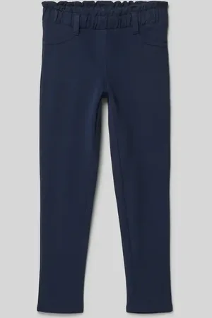 QS by s.Oliver Regular Fit Leggings mit Paperbag-Bund in , Größe 104