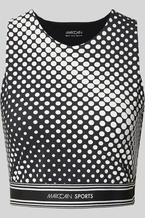 Marc Cain Cropped Top mit Label-Detail in , Größe 36