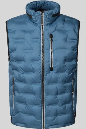 TOM TAILOR Regular Fit Steppweste mit Kapuzenstaufach im Kragen in , Größe L