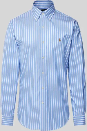 Ralph Lauren Custom Fit Business-Hemd mit Button-Down-Kragen in , Größe 41