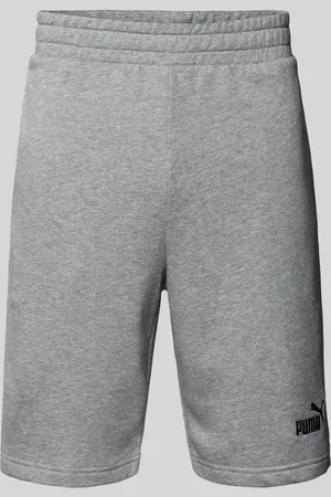 PUMA Regular Fit Sweatshorts mit Label-Stitching Modell 
