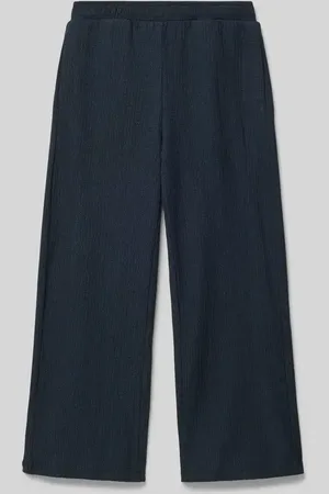 TOM TAILOR Regular Fit Weite Hose in Flammgarn Optik in , Größe 164