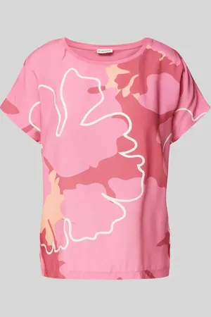 TOM TAILOR Regular Fit T-Shirt aus reiner Viskose in , Größe L