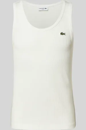 Lacoste Tanktop in Ripp-Optik in , Größe L